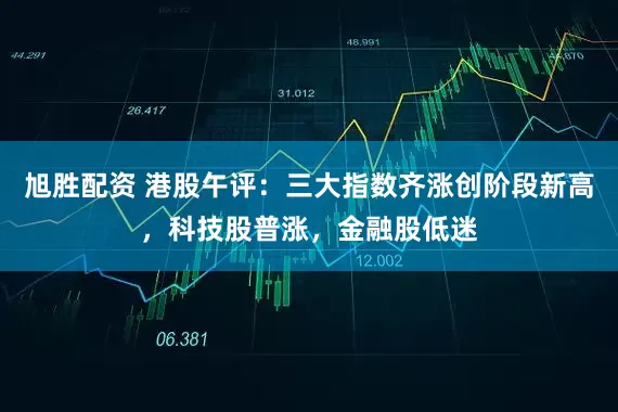 旭胜配资 港股午评：三大指数齐涨创阶段新高，科技股普涨，金融股低迷